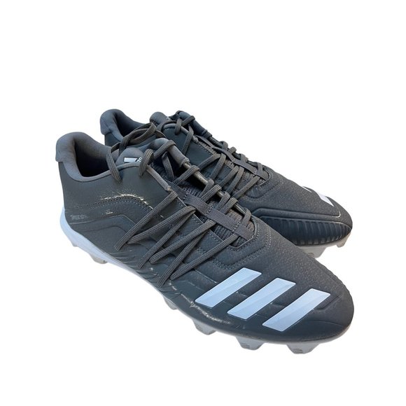 Adidas Men’s Afterburner Baseball Cleats Color Gray Size 11 - Picture 2 of 6